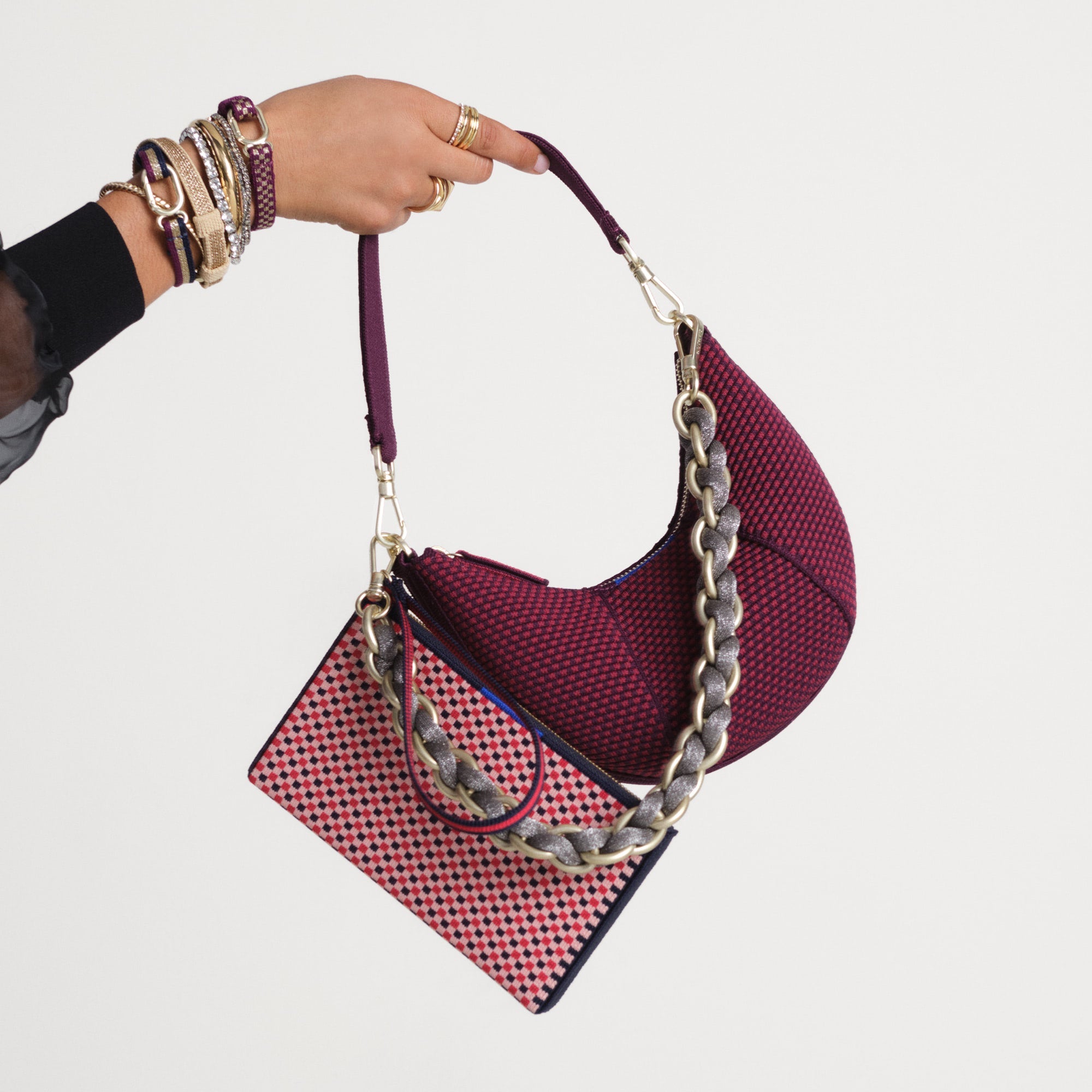 The Shoulder Strap - Golden Silver Chain - Image 4