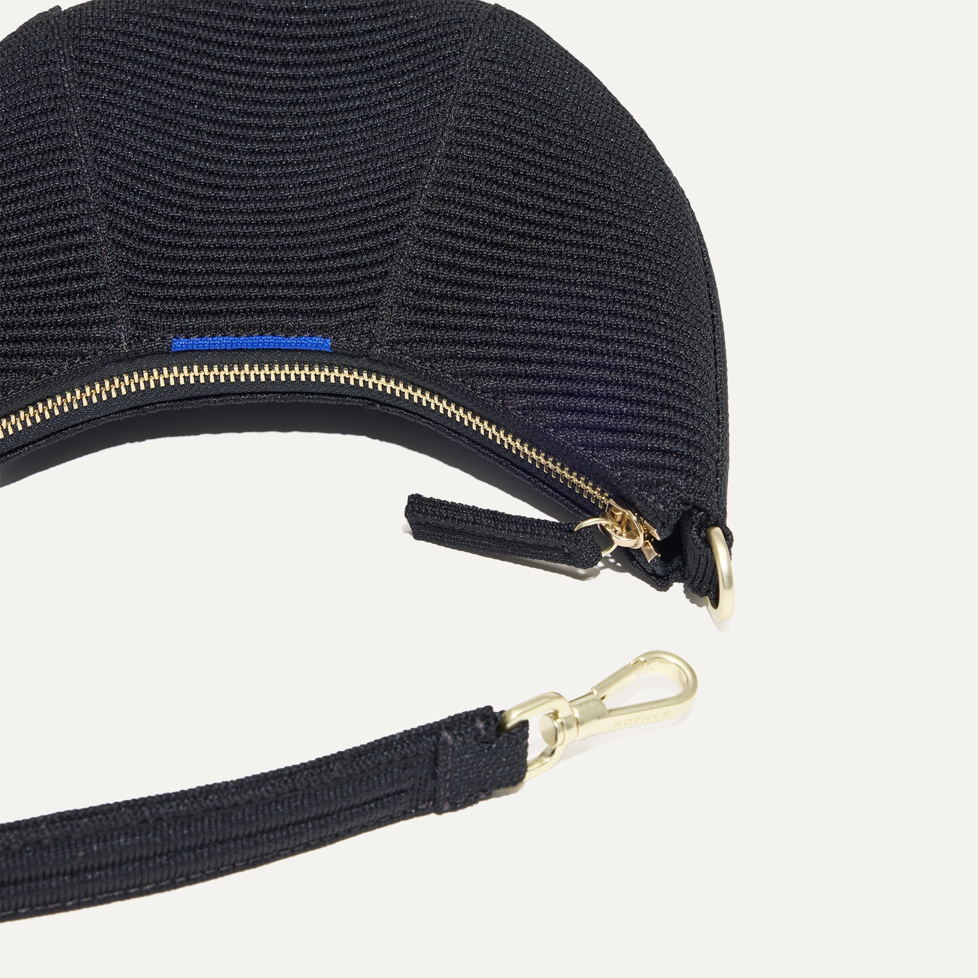 The Mini Crescent Bag - Black - Image 7